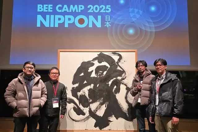 On being better ancestors, Bee Camp 2025, Nippon Japan